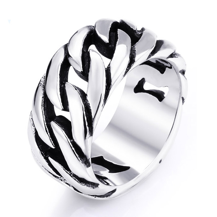 Lgt Jewels Herenring Edelstaal Gourmette Schakel lgt jewels kopen in de aanbieding