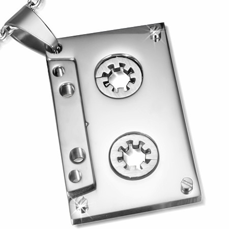 Kettinghanger Edelstaal Audio Tape Silver huismerk kopen in de aanbieding