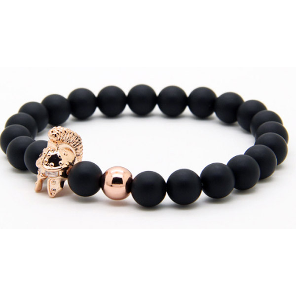 Kralen armband mannen Agaat Roman Warrior Rose afbeelding 1