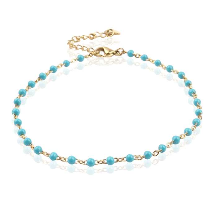 LGT JWLS Enkelband Emaille Lichtblauw afbeelding