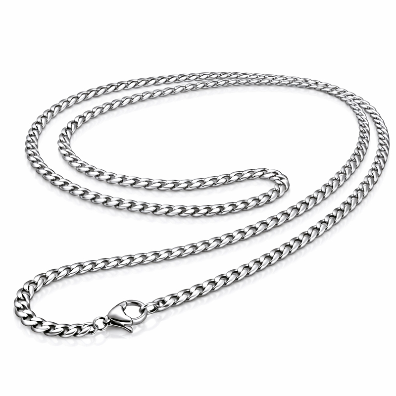 LGT Jewels Cubaanse koord ketting Zilver Gourmet Schakel 3mm-50cm afbeelding 1