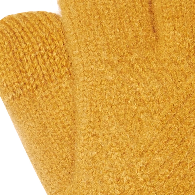 LGT JWLS Gele Gebreide Dameshandschoenen - Zacht en Dik afbeelding 3