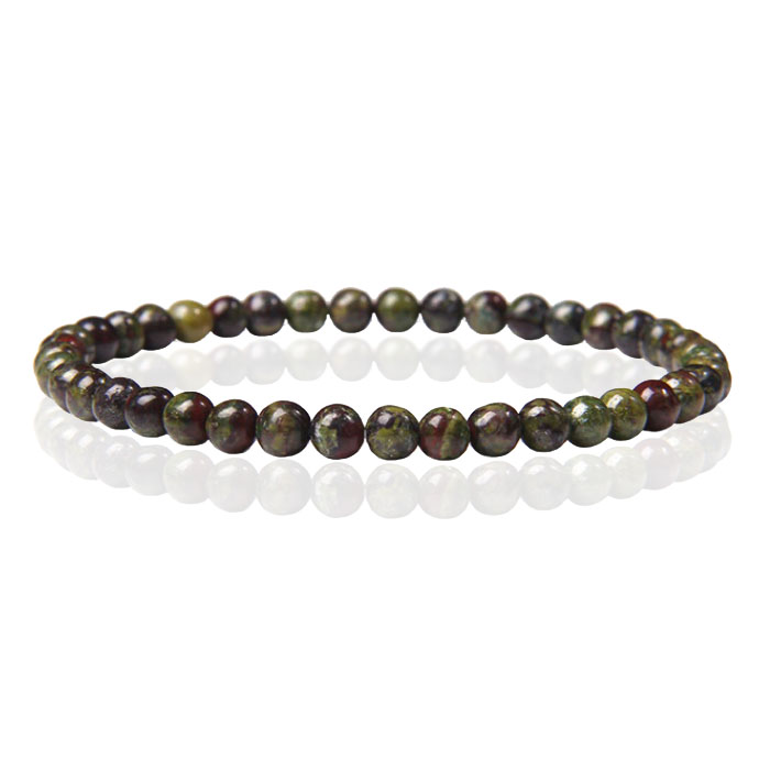 Memphis Natuursteen Armband - 4mm Dragon Bloodstone afbeelding