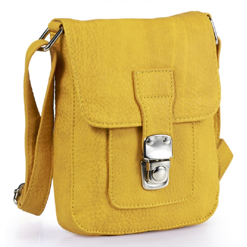 Mini Messenger Bag Yellow huismerk kopen in de aanbieding