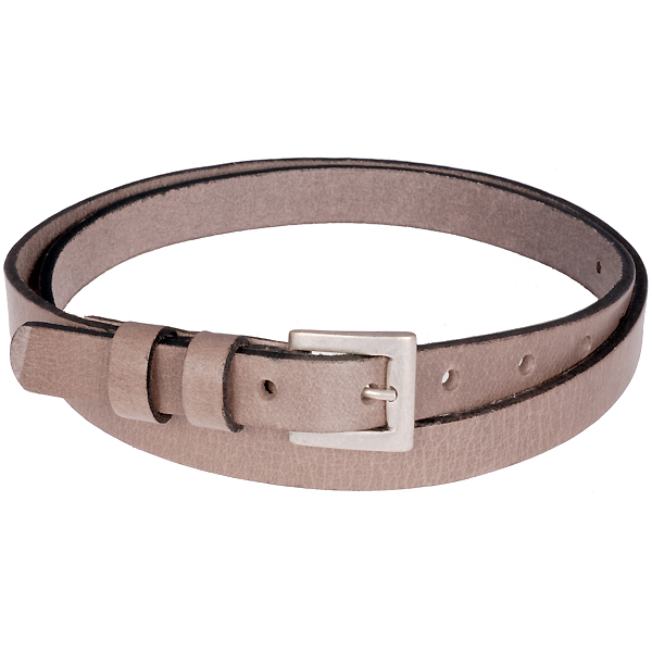 Smalle Leren Kampara Riem 20501 Lichtbruin kampara kopen in de aanbieding