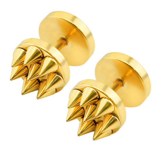 Mendes Spike Stud Oorbellen Edelstaal Goud mendes kopen in de aanbieding Mendes Spike Stud Oorbellen Edelstaal Goud mendes kopen in de aanbieding