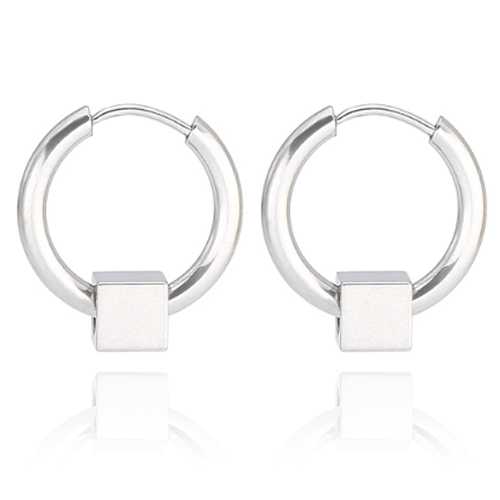 Lgt Jewels Stalen Creolen Flexible Square Silver lgt jewels kopen in de aanbieding