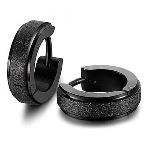 Lgt Jewels Stalen Dames Creolen Stardust Black lgt jewels kopen in de aanbieding