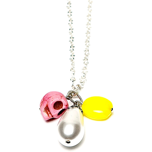 Sugarz Dames Ketting Neon Skull sugarz kopen in de aanbieding