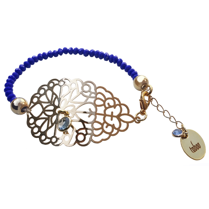 Taboo Sieraden Dames Armband Avery Goudkobalt taboo sieraden kopen in de aanbieding