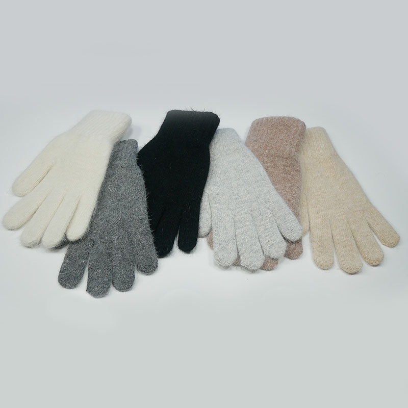 Zachte Dameshandschoenen - Wit - Kasjmir-look in Small/Medium afbeelding 3